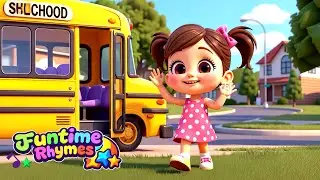 wheels on the bus Song - Nursery Rhymes & Kids Songs - Fun Time Rhymes