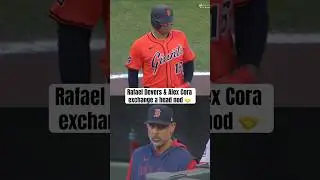 Rafael Devers first AB vs. the Red Sox 👀