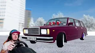 ДРИФТ ТАКСИ НА СТАРОЙ ЖИГЕ - ВАЗ 2104 ВАЛИТ БОКОМ - CITY CAR DRIVING