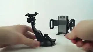 Maclean Brackets Series MC-659 Universal Car Holder Black Car Suction Mount Holder