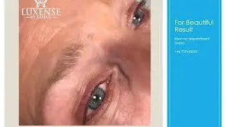 Before & After Result of Eyelash Extensions result at Luxense by Sahar