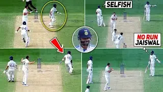 Virat's Mistake?😱Yashasvi Jaiswal gets Run Out after mix-up with Virat Kohli