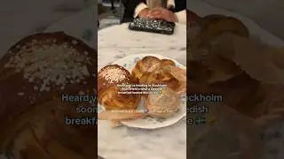 The ultimate Swedish breakfast in NYC! 🇸🇪🥐