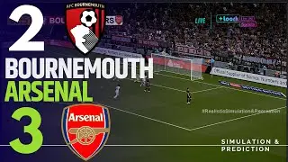BOURNEMOUTH  2-3 ARSENAL | PREMIER LEAGUE 2025-2026 | Match Highlights Simulation/Recreation