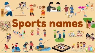 Sports name | list of games | types of sports | Sports Vocabulary | Sports and Games Name