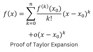 Proof of Taylor Expansion with Peano remainder