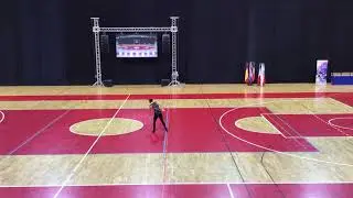 NBTA Europe Twirling Championships 2021 - Porec - RHYTHMIC TWIRL Senior Boy - Andr&eacute;a Salvi - Italy