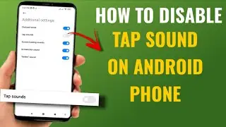 How to Disable Tap Sound on Android Phone | Ft. POCO | English