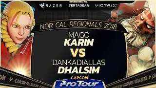 Mago (Karin) vs Dankadiallas (Dhalsim) - Pools - NCR 2018 - SFV - CPT 2018