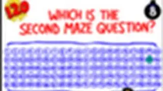 Which is the second maze question? - The Impossible Quiz Final Question
