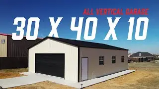 📍 Rhome, Texas - Custom 30 x 40 x 10 Metal Building