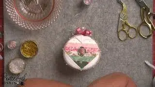 Peaceful Pinning Live #38 |  Finishing my Tiered Heart Ornament