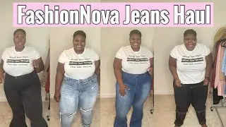 FASHION NOVA PLUS SIZE/ CURVY JEANS TRY-ON HAUL SIZE 22/3X 1ST IMPRESSION