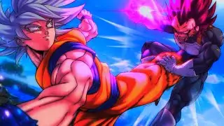 Goku instinto superior vs vegeta ego superior ( fan anima&ccedil;&atilde;o) 