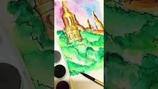 Watercolour | beginner friendly tutorial | paint with me | simple watercolour