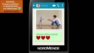 Nordmende Big500s &ndash; Telefono ad uso facilitato con Whatsapp