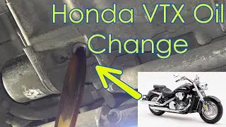 Honda VTX Motorcycle Oil Change || Denys Davydov