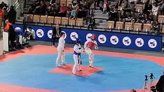 3eme combat victoire Azilis (bleu) Championnat de France 2025