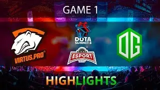 Dota 2: Virtus.pro vs OG | The Summit 8 | Group stage | Game 1 | Highlights | 16.12.2017