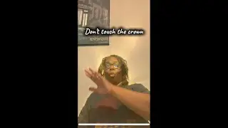 Don&rsquo;t touch the crown #locs #locjourney #rebel #starterlocs #loclove #getstarted #grayhairjourney