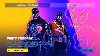 Party Trooper Style J Balvin / Fortnite Battle Royale