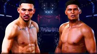 Teofimo Lopez vs Shakur Stevenson FULL FIGHT | Undisputed Boxing Game AI Simulation (CPU vs CPU)
