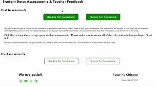 Tutor Portal Training