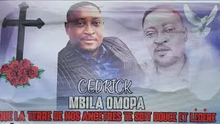 LES OBSÈQUES DE MR CÉDRICK MBILA OMPA en direct sur blessing Lussey tv +243817711308