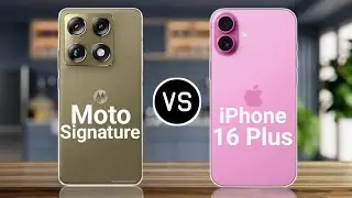 Motorola Signature Vs iPhone 16 Plus