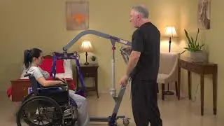 ProCare - Wheelchair to bed transfer with Sani Toileting Sling