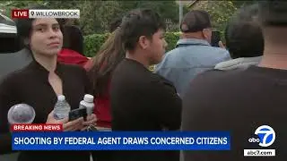 A federal agent opened fire