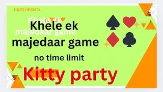 Kitty party game for ladies, Kitty party hub , One Minute Kitty Party game , fun game , lucky game