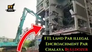 Hyderabad Disaster Response And Asset Monitoring (HYDRA) Conducted A Demolition Drive In Jeedimetla.