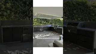 This is an Outdoor Fridge's WORST Nightmare - #outdoorfridge #alfrescofridge #outdoorkitchens