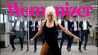 Womanizer (Britney Cover) - Synthwave - Full Music Video - Tim Borg
