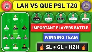 QUE VS LAH |  PSL MATCH FULL ANAYLSIS