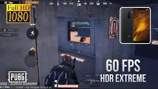POCO F1 HDR EXTREME 60 FPS TEST | PUBG MOBILE 2022