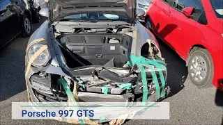 Porsche 997 GTS || Japanese car auction, USS Tokyo Crashed Cars Sections!
