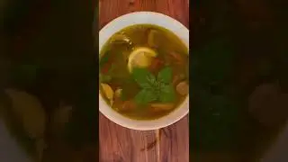 Basil Turmeric Soup Recipe. Vegan + Gluten-Free