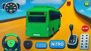 Crazy Bus Mega Ramp Impossible Racing - Bus Stunts Impossible Tracks - Android Gameplay #31