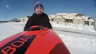 HorizonHobby.com Running Footage - Pro Boat Blackjack 29 Snow Running