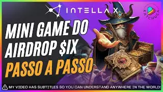 Airdrop da INTELLA X com Mini Game passo a passo dando Pontos pro Token $IX