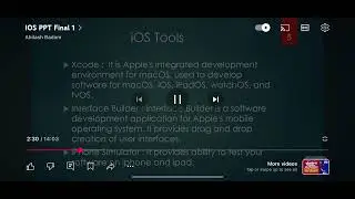 IOS |Technology |Hisham TP