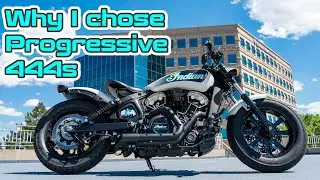 Why I chose Progressive 444 rear suspension on my Indian Scout Bobber