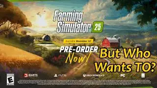 Farming Simulator 25 Cinematic Trailer Community Thoughts