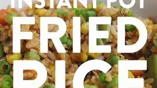 instant pot fried rice vegan lunch dinner breakfast healthy vegetarian yum recipe tasty spicy