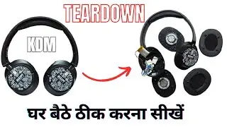 KDM Headphone Full Teardown disassembly! How to KDM headphone teardown disassembly!@up12repair