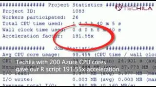 200x speed up R code in the cloud