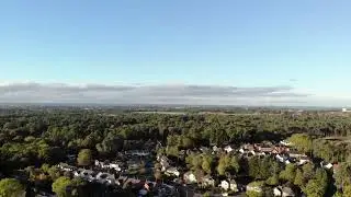 34 Drones presents a view over Crowthorne and the old TRL site now Bucklers Country Park