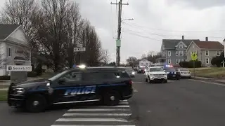 Southington Police Department X3 responding HOT to an Assault in Progress